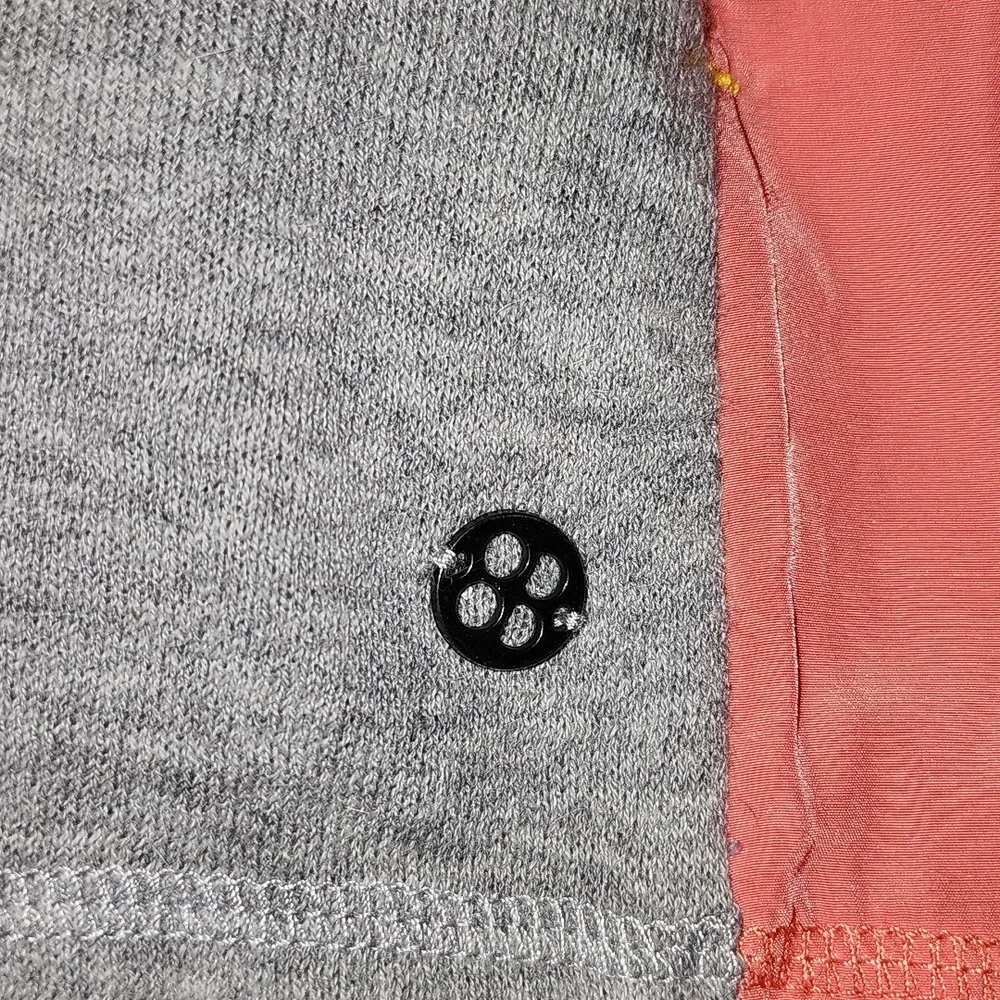 Sweaty Betty sweater top size small gray front semi cheer back - Picture 4 of 6